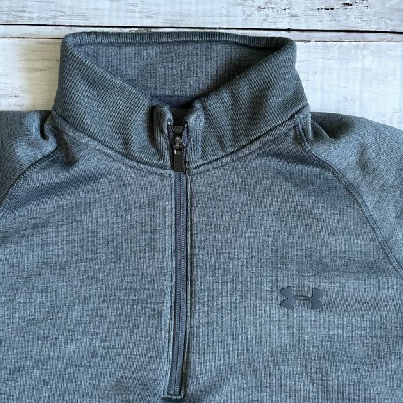UNDER ARMOUR Men's Storm Cold Gear Fleece 1/4 Zip Pullover Sweatshirt Sweater - Picture 2 of 14